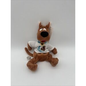 10" Scooby Doo Hanna Barbera 1999 Beanie Plush‎ Stuffed Toy I Love Orlando Shirt